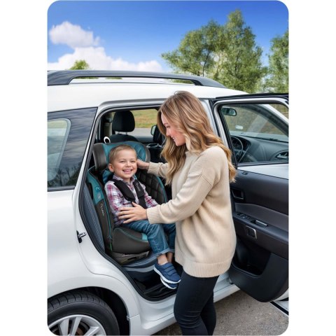 Fotelik samochodowy Nukido Prestige Line czarno-niebieski 0-36 kg ISOFIX Fotelik samochodowy Nukido Prestige Line czarno-niebieski 0-36 kg ISOFIX
