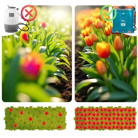 Opryskiwacz akumulatorowy z mieszalnikiem Plonos PL-604 Opryskiwacz akumulatorowy z mieszalnikiem Plonos PL-604