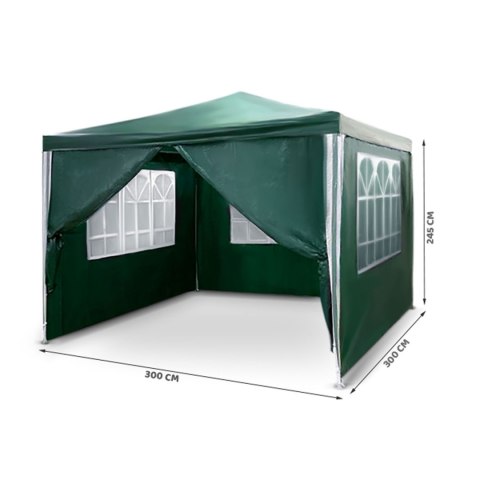 Pawilon ogrodowy zielony 3x3m 4935 Pawilon ogrodowy zielony 3x3m 4935