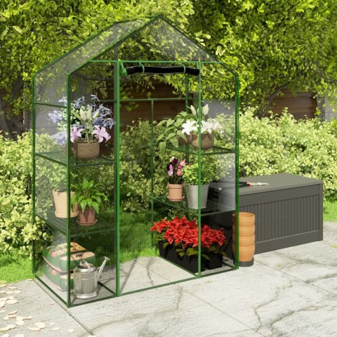 Szklarnia dwa regały 140 x 71 x 195 cm Plonos 4922 Szklarnia dwa regały 140 x 71 x 195 cm Plonos 4922