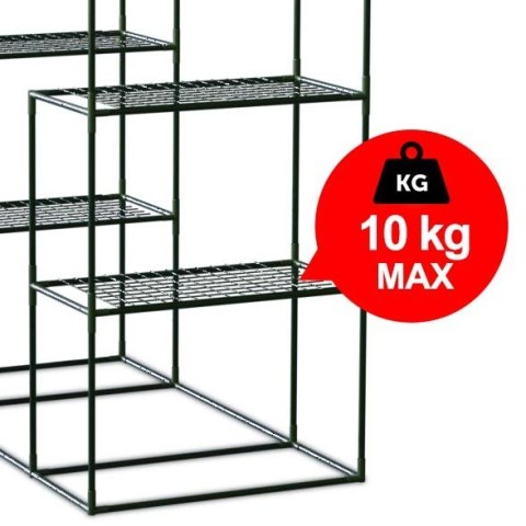Szklarnia dwa regały 140 x 71 x 195 cm Plonos 4922 Szklarnia dwa regały 140 x 71 x 195 cm Plonos 4922