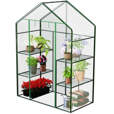 Szklarnia dwa regały 140 x 71 x 195 cm Plonos 4922 Szklarnia dwa regały 140 x 71 x 195 cm Plonos 4922