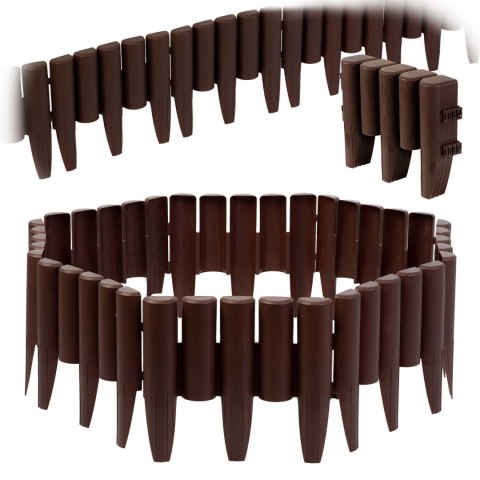 Obrzeże ogrodowe Plonos 220 cm PL-961 brązowe Obrzeże ogrodowe Plonos 220 cm PL-961 brązowe