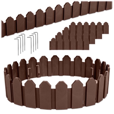 Obrzeże ogrodowe Plonos 240 cm PL-960 brązowe Obrzeże ogrodowe Plonos 240 cm PL-960 brązowe