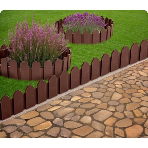 Obrzeże ogrodowe Plonos 240 cm PL-960 brązowe Obrzeże ogrodowe Plonos 240 cm PL-960 brązowe