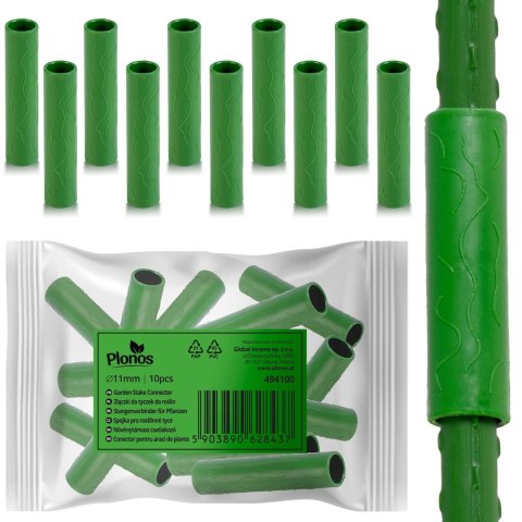 Złączki do tyczek 11mm Plonos PL-941 zielone 10szt Złączki do tyczek 11mm Plonos PL-941 zielone 10szt