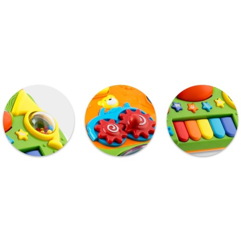 Chodzik edukacyjny z muzyką 2w1 RK-744 Ricokids biały Chodzik edukacyjny z muzyką 2w1 RK-744 Ricokids biały