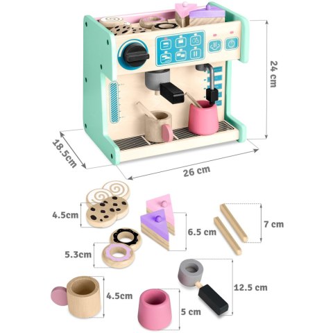 Cukiernia z ekspresem do kawy Ricokids 785100 miętowa Cukiernia z ekspresem do kawy Ricokids 785100 miętowa