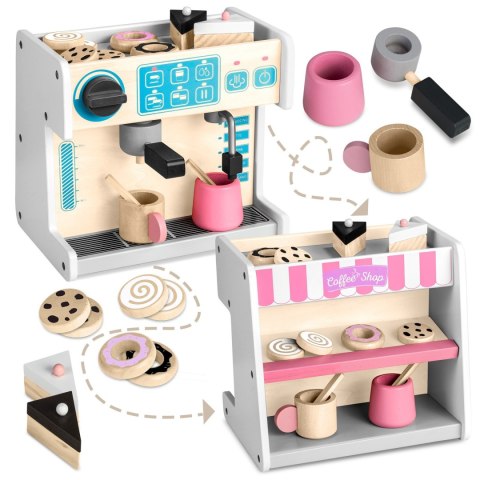 Cukiernia z ekspresem do kawy Ricokids 785101 biała Cukiernia z ekspresem do kawy Ricokids 785101 biała
