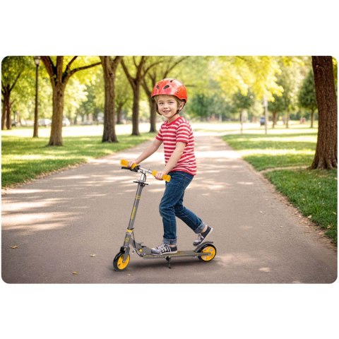 Hulajnoga Kodi szaro-pomarańczowa Ricokids Hulajnoga Kodi szaro-pomarańczowa Ricokids