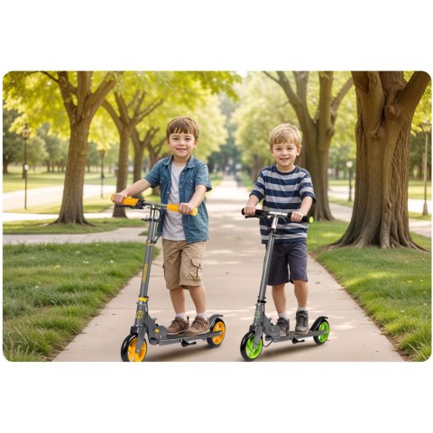 Hulajnoga Kodi szaro-pomarańczowa Ricokids Hulajnoga Kodi szaro-pomarańczowa Ricokids