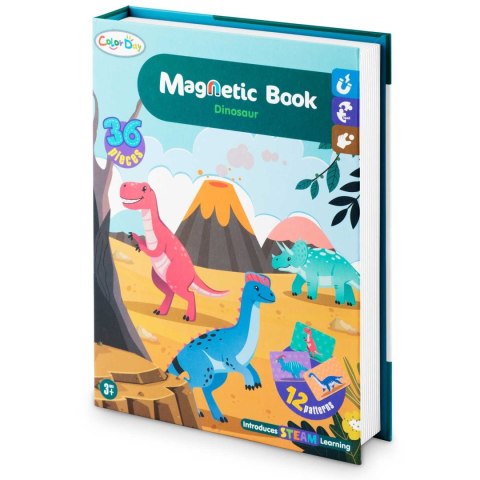 Książka magnetyczna Puzzle Dinozaury RK-770 Książka magnetyczna Puzzle Dinozaury RK-770