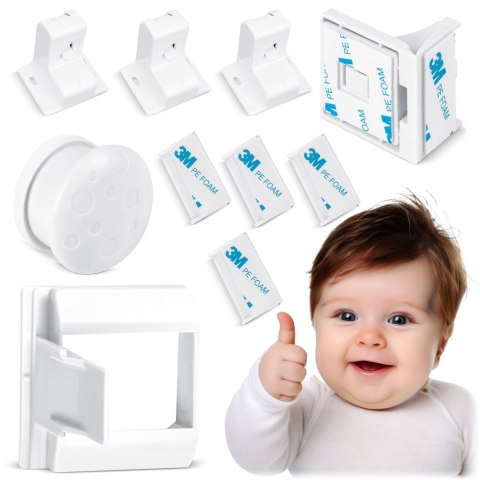Magnetyczne zabezpieczenie szafek Ricokids 798000 4 szt Magnetyczne zabezpieczenie szafek Ricokids 798000 4 szt