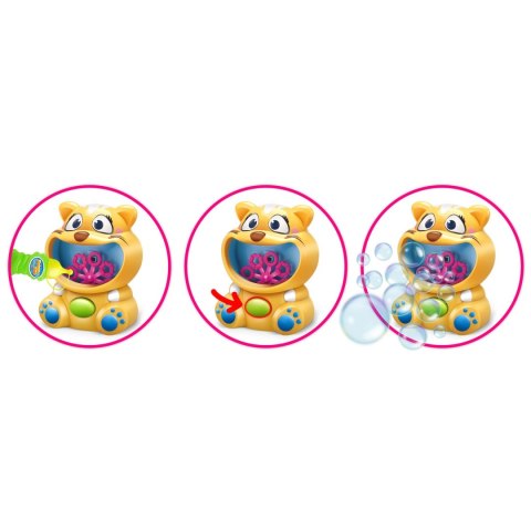 Maszynka do baniek żółty kotek Ricokids RK-900 Maszynka do baniek żółty kotek Ricokids RK-900