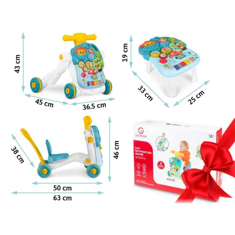 Stolik edukacyjny 4w1 Ricokids zielony 781500 Stolik edukacyjny 4w1 Ricokids zielony 781500