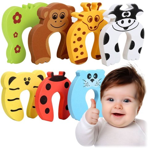 Stoper do drzwi Ricokids 798600 7 szt zwierzaki Stoper do drzwi Ricokids 798600 7 szt zwierzaki