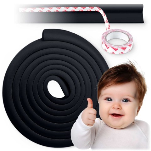 Zabezpieczająca taśma piankowa Ricokids 798711 czarna 6 m Zabezpieczająca taśma piankowa Ricokids 798711 czarna 6 m