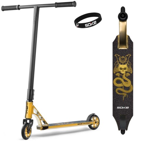 Hulajnoga wyczynowa SOKE XTR street gold Hulajnoga wyczynowa SOKE XTR street gold