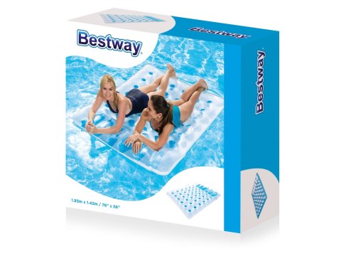 Duży materac plażowy dla 2 os. 193 x 142 cm Bestway 43055 Duży materac plażowy dla 2 os. 193 x 142 cm Bestway 43055