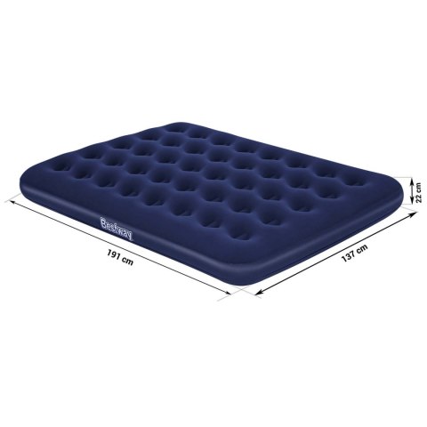 Materac dmuchany 191x137x22 cm dwuosobowy Bestway 67002 Materac dmuchany 191x137x22 cm dwuosobowy Bestway 67002