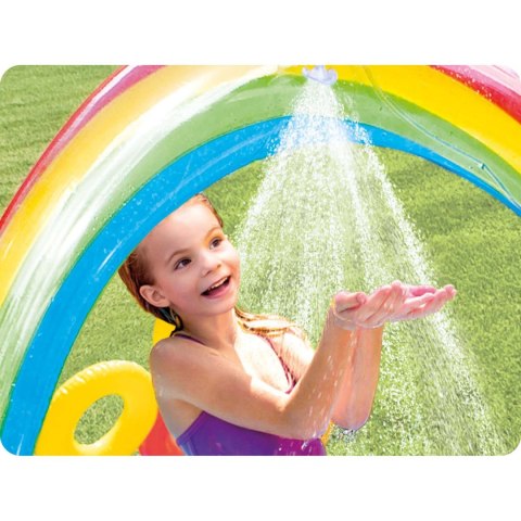 Plac zabaw dmuchany Tęcza 297 x 193 x 135 cm INTEX 57453 Plac zabaw dmuchany Tęcza 297 x 193 x 135 cm INTEX 57453