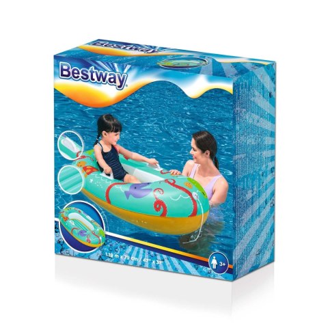 Ponton plażowy do pływania 119 x 79 cm Bestway 34009 Ponton plażowy do pływania 119 x 79 cm Bestway 34009