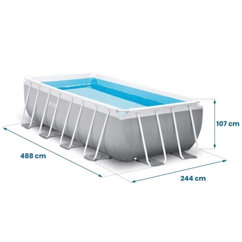 Basen prostokątny 488x244x107cm 21w1 INTEX 26792 Basen prostokątny 488x244x107cm 21w1 INTEX 26792