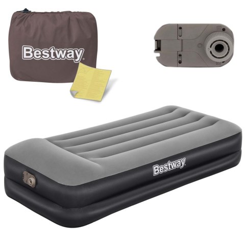 Materac dmuchany 191x97x46 cm z wbudowaną pompką elektryczną Bestway 67401 Materac dmuchany 191x97x46 cm z wbudowaną pompką elektryczną Bestway 67401