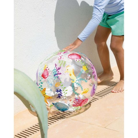 Dmuchana piłka plażowa podwodny świat 51 cm INTEX 59040 Dmuchana piłka plażowa podwodny świat 51 cm INTEX 59040