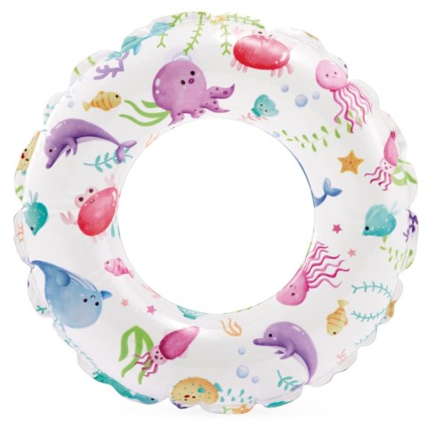 Koło do pływania Podwodny Świat 61 cm INTEX 59241 Koło do pływania Podwodny Świat 61 cm INTEX 59241