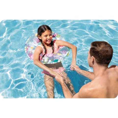 Koło do pływania Podwodny Świat 61 cm INTEX 59241 Koło do pływania Podwodny Świat 61 cm INTEX 59241