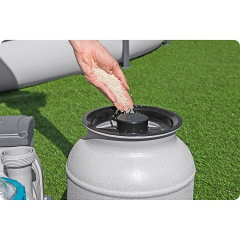 Pompa piaskowa 6056 l/h + piasek 25kg Bestway 58497 Pompa piaskowa 6056 l/h + piasek 25kg Bestway 58497