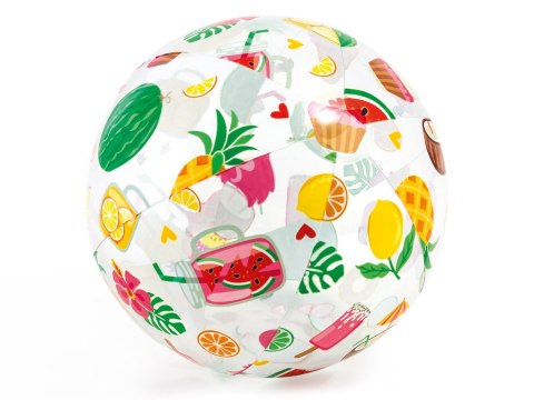 Dmuchana piłka plażowa z nadrukiem 51 cm INTEX 59040 geometria Dmuchana piłka plażowa z nadrukiem 51 cm INTEX 59040 geometria