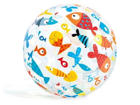 Dmuchana piłka plażowa z nadrukiem 51 cm INTEX 59040 geometria Dmuchana piłka plażowa z nadrukiem 51 cm INTEX 59040 geometria
