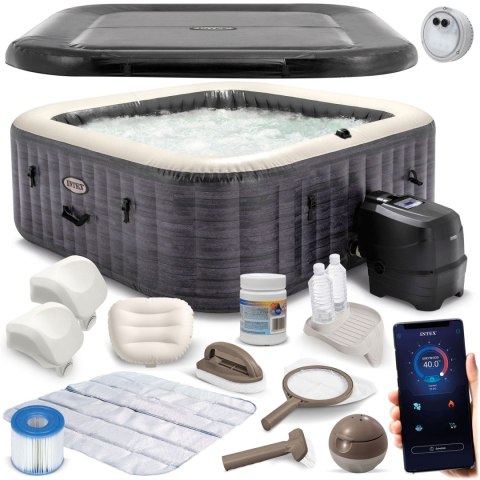 Dmuchane SPA z hydromasażem 6 osobowe INTEX 28452 Hydromasaż 28452NP LED APLIKACJA Dmuchane SPA z hydromasażem 6 osobowe INTEX 28452 Hydromasaż 28452NP LED APLIKACJA