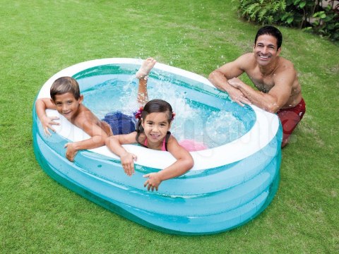 Basen dmuchany, owalny 163 x 107 x 46 cm INTEX 57482 Basen dmuchany, owalny 163 x 107 x 46 cm INTEX 57482