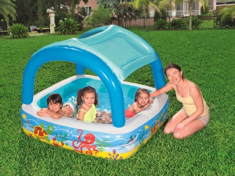 Basenik dla dzieci z daszkiem 140 x 140 x 114 cm Bestway 52192 Basenik dla dzieci z daszkiem 140 x 140 x 114 cm Bestway 52192