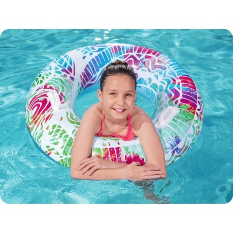 Kółko dla dzieci o średnicy 91 cm 3 kolory Bestway 36084 niebieski Kółko dla dzieci o średnicy 91 cm 3 kolory Bestway 36084 niebieski