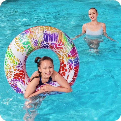 Kółko dla dzieci o średnicy 91 cm 3 kolory Bestway 36084 niebieski Kółko dla dzieci o średnicy 91 cm 3 kolory Bestway 36084 niebieski