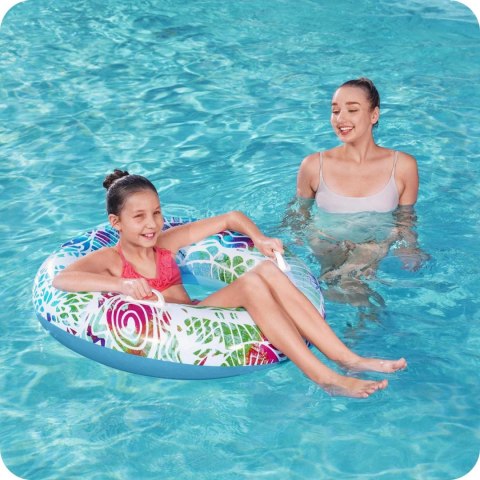 Kółko dla dzieci o średnicy 91 cm 3 kolory Bestway 36084 niebieski Kółko dla dzieci o średnicy 91 cm 3 kolory Bestway 36084 niebieski