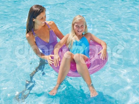 Koło do pływania dla dzieci o średnicy 76 cm INTEX 59260 różowy Koło do pływania dla dzieci o średnicy 76 cm INTEX 59260 różowy