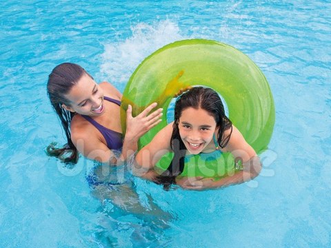 Koło do pływania dla dzieci o średnicy 76 cm INTEX 59260 różowy Koło do pływania dla dzieci o średnicy 76 cm INTEX 59260 różowy