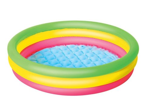 Kolorowy basen dmuchany 102 x 25 cm Bestway 51104 Kolorowy basen dmuchany 102 x 25 cm Bestway 51104