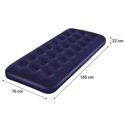 Materac dmuchany 185x76x22 cm jednoosobowy Bestway 67000 Materac dmuchany 185x76x22 cm jednoosobowy Bestway 67000