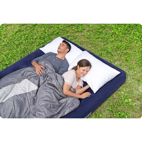 Materac dmuchany 203x152x22 cm z pompką tłokową Bestway 67003 Materac dmuchany 203x152x22 cm z pompką tłokową Bestway 67003