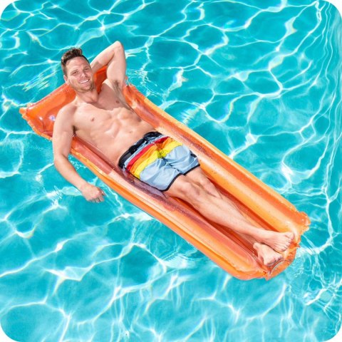 Materac plażowy Deluxe 4 kolory 183 x 76 cm Bestway 44013 pomarańczowy Materac plażowy Deluxe 4 kolory 183 x 76 cm Bestway 44013 pomarańczowy
