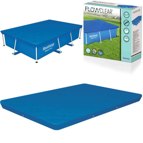 Pokrywa do basenu stelażowego 259 x 170 cm Bestway 58105 Pokrywa do basenu stelażowego 259 x 170 cm Bestway 58105