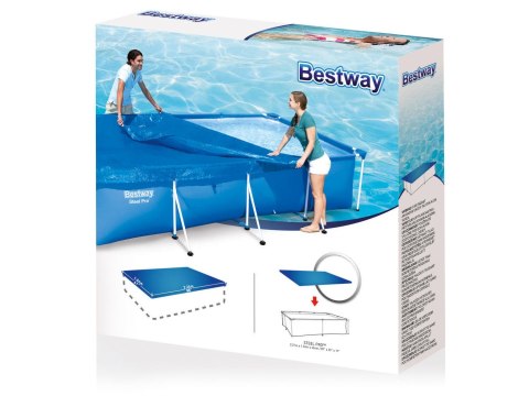 Pokrywa prostokątna 224 x 154 cm Bestway 58103 Pokrywa prostokątna 224 x 154 cm Bestway 58103