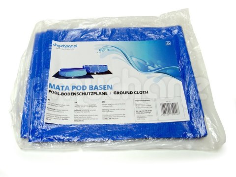 Uniwersalna mata pod basen ogrodowy 335 x 335 cm DM-112 Uniwersalna mata pod basen ogrodowy 335 x 335 cm DM-112