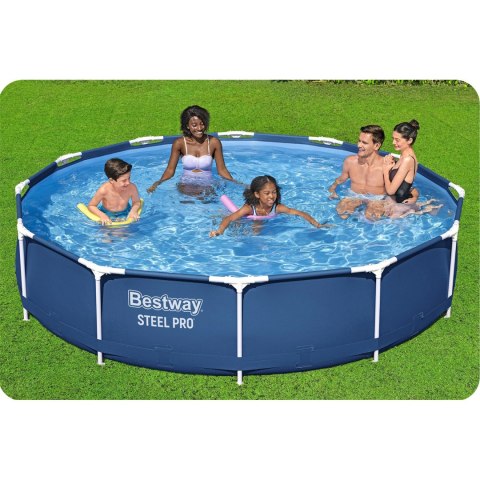 Basen ogrodowy stelażowy 366 x 76 cm 7w1 Bestway 56681 Basen ogrodowy stelażowy 366 x 76 cm 7w1 Bestway 56681